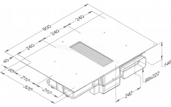 NOVY 1861 - Dimensions