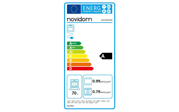 NOVIDOM NOFC6070N - &Eacute;tiquette &eacute;nergie