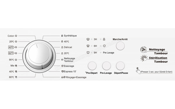 NOVIDOM NOLL61000 - Vue des programmes