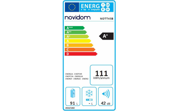 NOVIDOM NOTT45B - &Eacute;tiquette &eacute;nergie