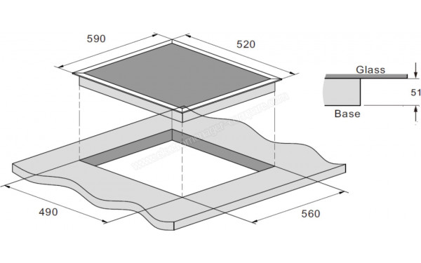 NOVIDOM NVTI3FC-1 - Sch&eacute;ma technique