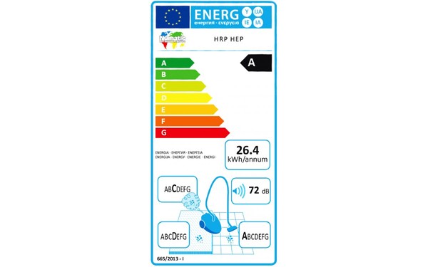 NUMATIC HRP-204 - &Eacute;tiquette &eacute;nergie