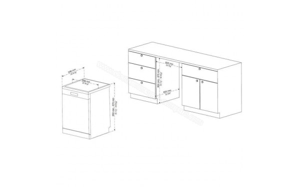 OCEANIC OCEALV1247B - Dimensions