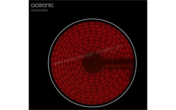 OCEANIC OCEATV3Z60 - Zoom sur le foyer