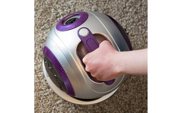 ONECONCEPT Pila Argent et Lilas - Poign&eacute;e de transport