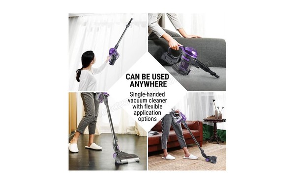 ONECONCEPT cleanFree Noir et Violet - Vue multiples