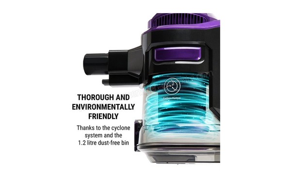 ONECONCEPT cleanFree Noir et Violet - Bac cyclonique