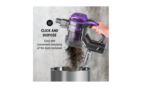 ONECONCEPT cleanFree Noir et Violet - Vidage du bac