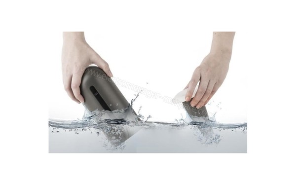 ONECONCEPT Primo Gris et Violet - Vue du filtre lavable