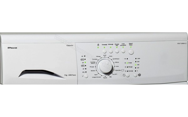 ORIGANE OLF 1005-2 - Panneau de commandes (cr&eacute;dit : Boulanger)