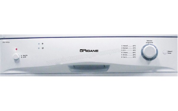 ORIGANE OLV 491b - Panneau de commandes (cr&eacute;dit : Boulanger)
