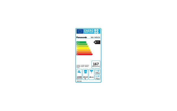 PANASONIC NA-140VZ4WFR - &Eacute;tiquette &eacute;nergie