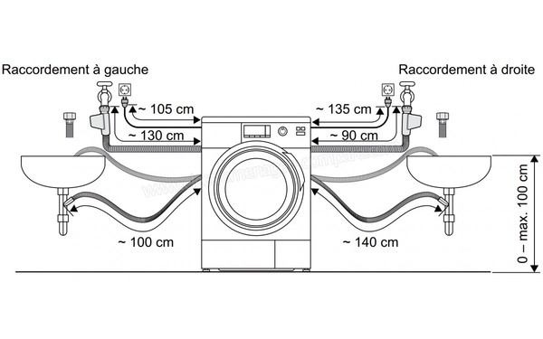 PANASONIC NA-B48VG5WFR - Schema de raccordement