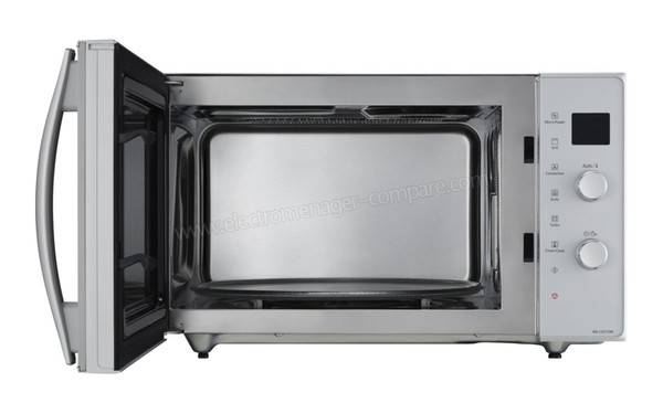 PANASONIC NN-CD575MEPG - Vue de face, porte ouverte (cr&eacute;dit : Boulanger)