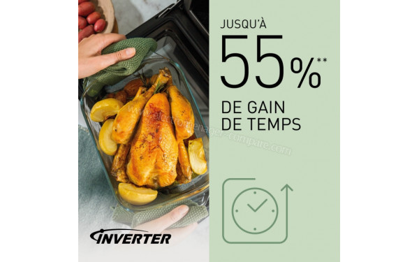 PANASONIC NN-CD88QSEPG - Jusqu'&agrave; 55% de gain de temps