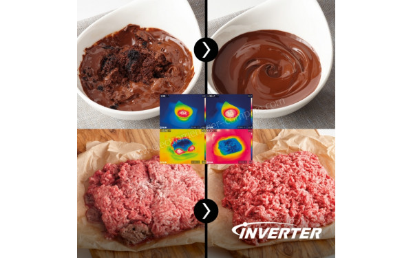 PANASONIC NN-CD88QSEPG - R&eacute;chauffage et d&eacute;cong&eacute;lation homog&egrave;nes