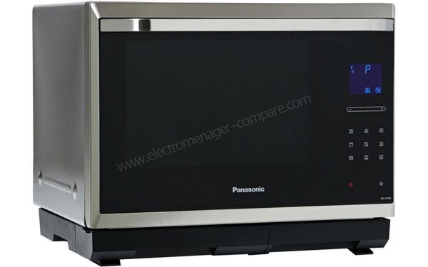PANASONIC NN-CS894SEPG - Vue 3/4 gauche  (cr&eacute;dit : Boulanger)