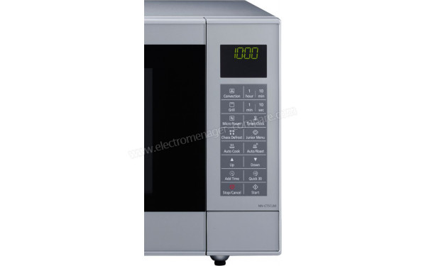 PANASONIC NN-CT57JMBPQ - Panneau de commandes