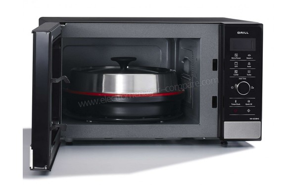 PANASONIC NN-GD38HSSUG - Vue de face, porte ouverte