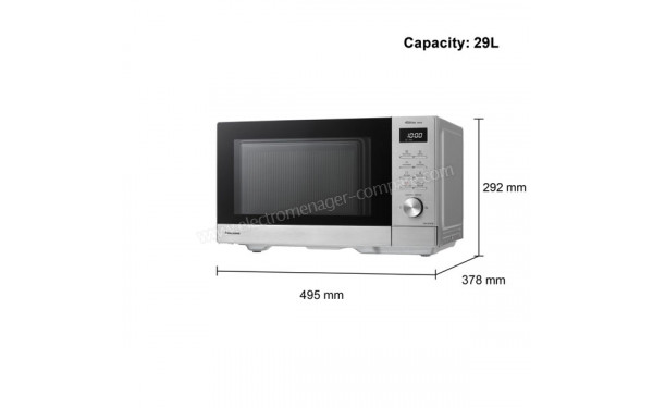 PANASONIC NN-SD37QSEPG - Dimensions