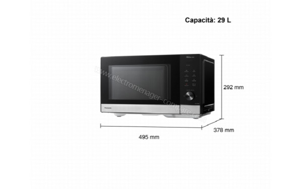 PANASONIC NN-SD38QSEPG - Dimensions