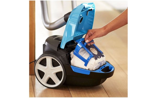 PHILIPS FC8379/09 - Vue 3/4 gauche capot ouvert