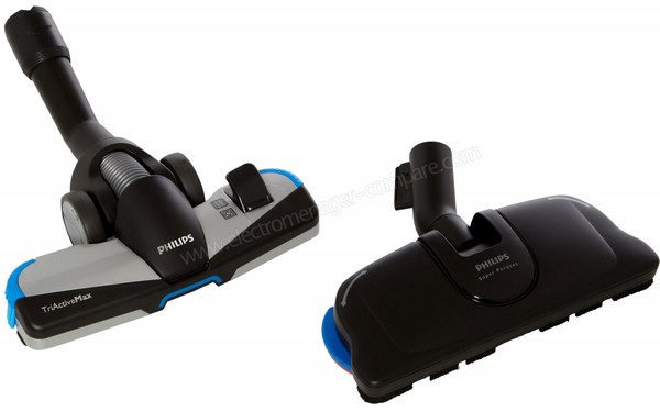 PHILIPS FC8724/09 - Brosses vue de l'avant (cr&eacute;dit : Boulanger)