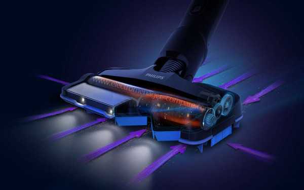 PHILIPS XC7043/01 - Brosse LED