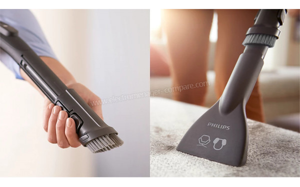 PHILIPS XD5123/10 - Brosse douce int&eacute;gr&eacute;e et accessoire sp&eacute;cial meubles