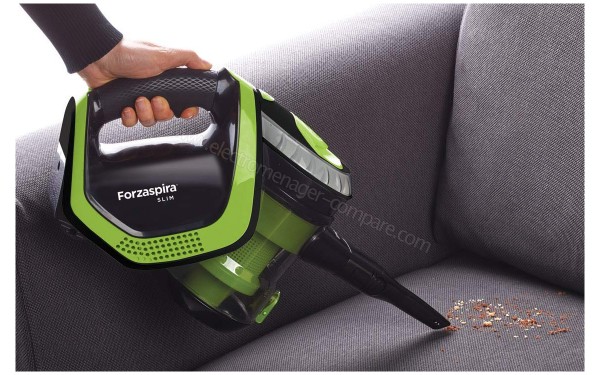 POLTI Slim SR110 - Vue de l'aspirateur &agrave; main avec suceur