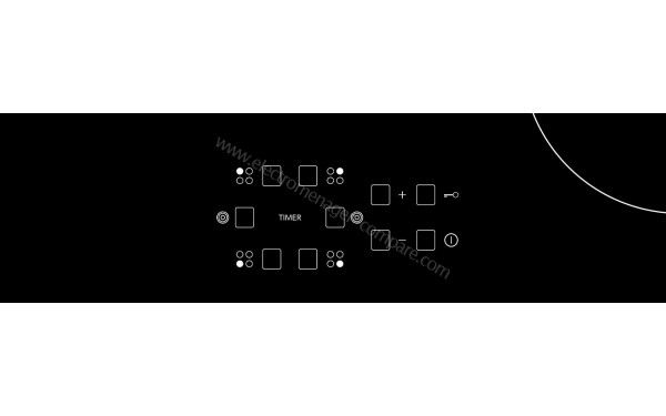 PRIVILEG PCTAC 7042 NE - Panneau de commandes