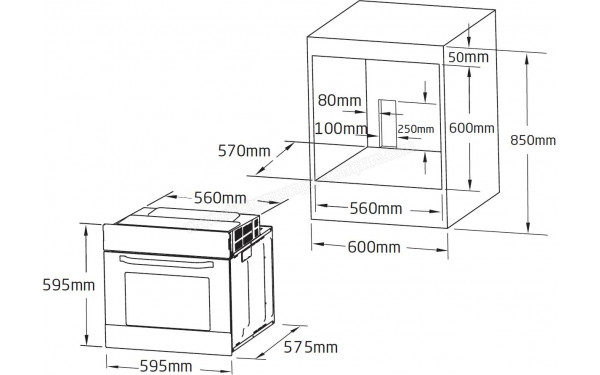 PROLINE CNC65BK4 - Dimensions