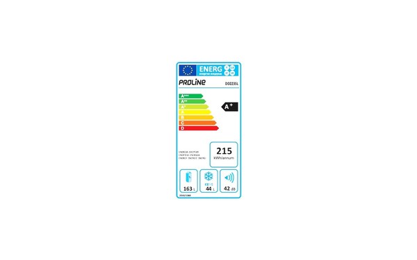 PROLINE DD223SL - &Eacute;tiquette &eacute;nergie