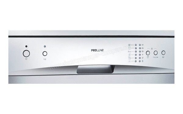 PROLINE DW 486 SILVER - Panneau de commandes (cr&eacute;dit : Darty)