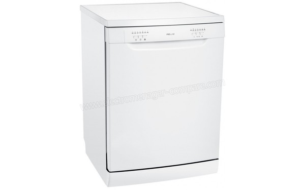 PROLINE DWP 1247A++ WH - Vue 3/4 gauche (cr&eacute;dit : Darty)