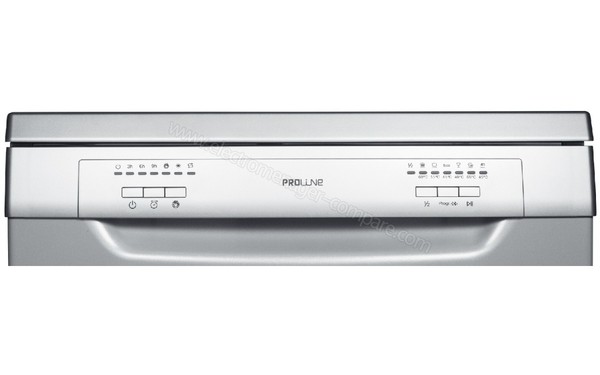 PROLINE DWP1247 Silver - Panneau de commandes (cr&eacute;dit : Darty)