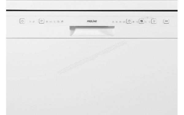 PROLINE DWP12DWH - Panneau de commandes