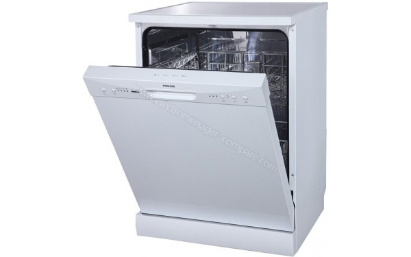 PROLINE DWP4912WHA++ - Vue 3/4 gauche (cr&eacute;dit : Darty)