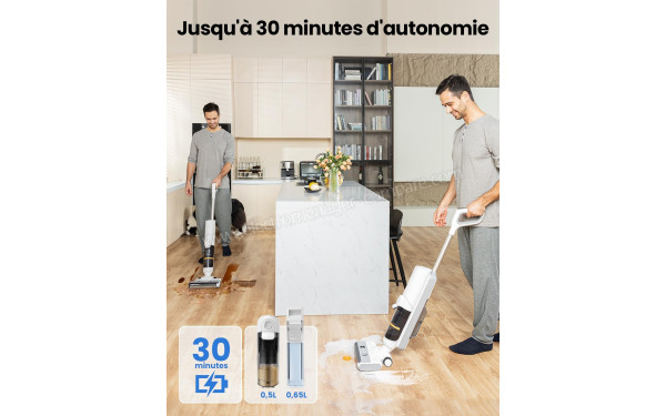 PROSCENIC F10 Pro - Autonomie jusqu'&agrave; 30 minutes