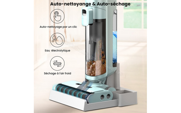 PROSCENIC F20 Bleu - Auto-nettoyage et auto-s&eacute;chage