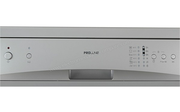PROLINE FDP12648SL - Panneau de commandes (cr&eacute;dit : Darty)