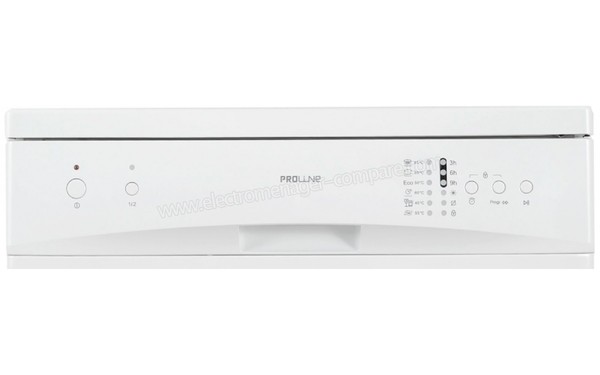 PROLINE FDP12648WH - Panneau de commandes (cr&eacute;dit : Darty)