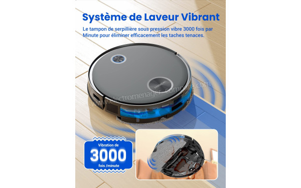 PROSCENIC Floobot V10 - Syst&egrave;me de laveur vibrant