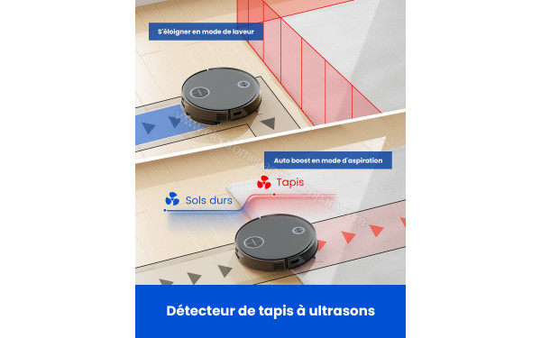 PROSCENIC Floobot V10 - D&eacute;tecteur de tapis