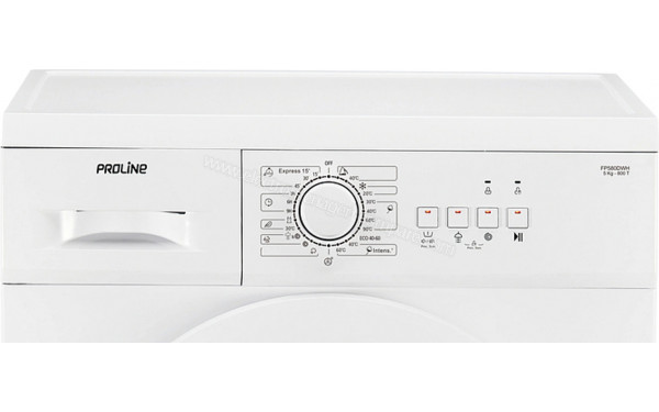 PROLINE FP580DWH - Panneau de commandes