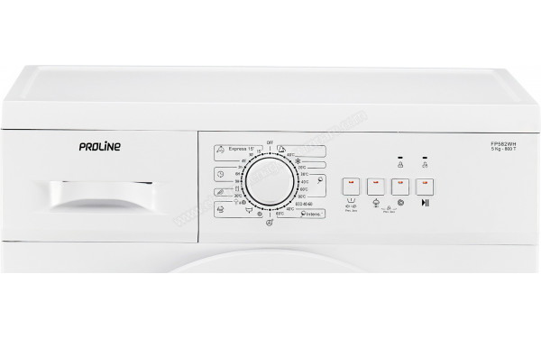 PROLINE FP582WH - Panneau de commandes