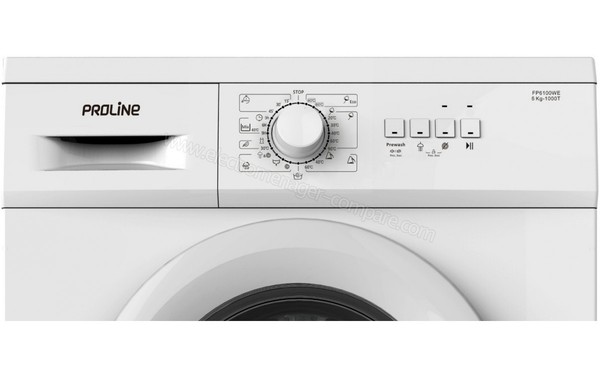 PROLINE FP6100WE - Panneau de commandes (cr&eacute;dit : Darty)