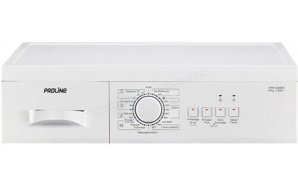 PROLINE FP6120WH - Panneau de commandes