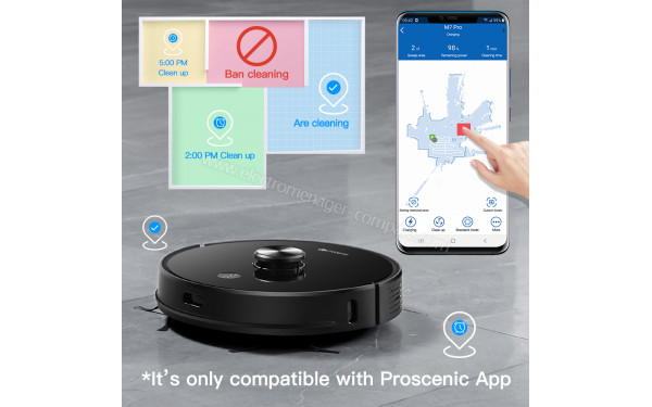 PROSCENIC M7 Pro Collecteur - Application