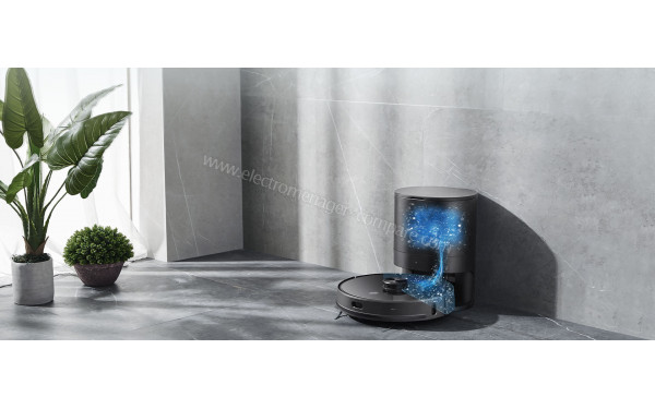 PROSCENIC M7 Pro Collecteur - Robot sur l'Auto Base